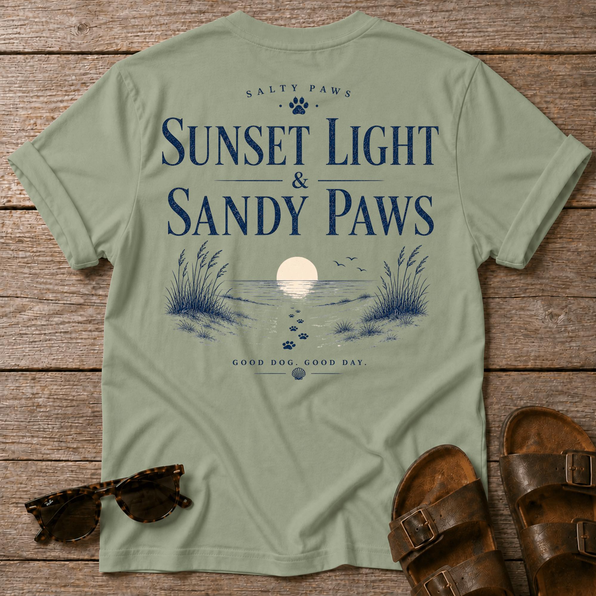 Sunset & Sandy Paws BACK DESIGN
