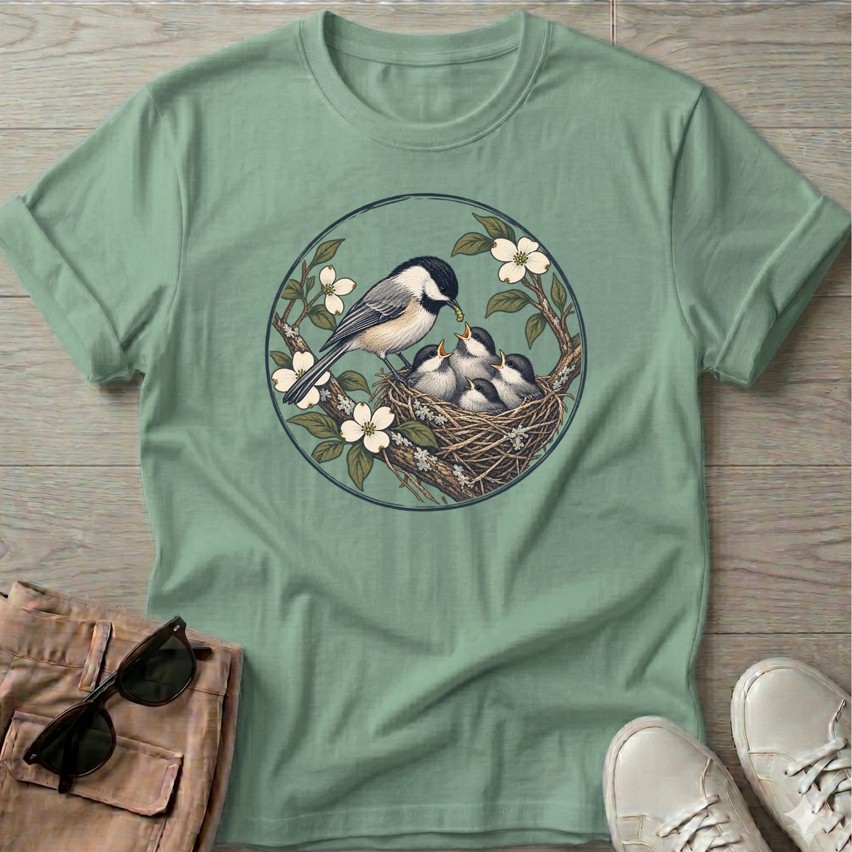 Chickadee & Chicks T-Shirt