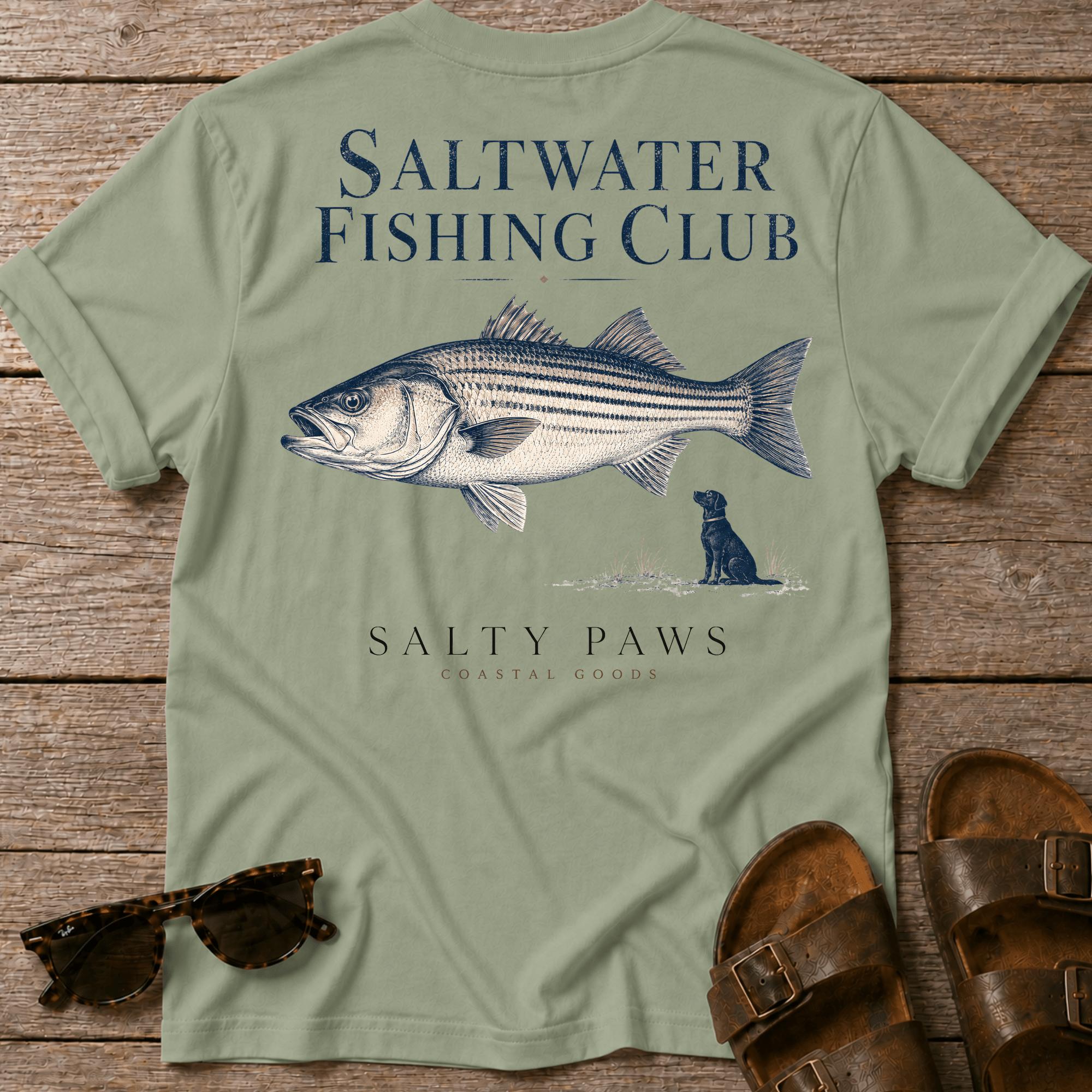Saltwater Fishing Club BACK DESIGN