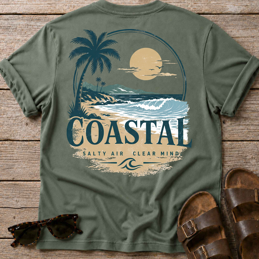 Coastal Salt Air Back T-Shirt
