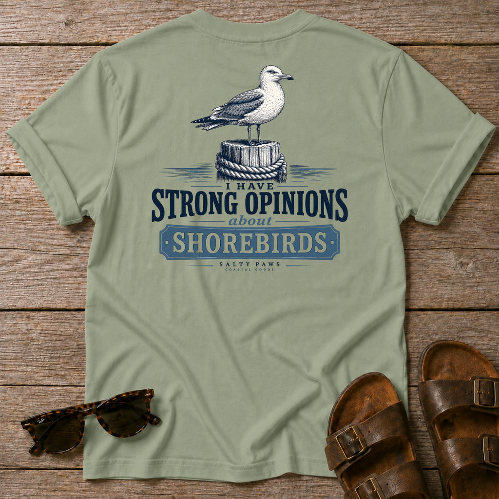 Gull Strong Opinions T-shirt BACK DESIGN