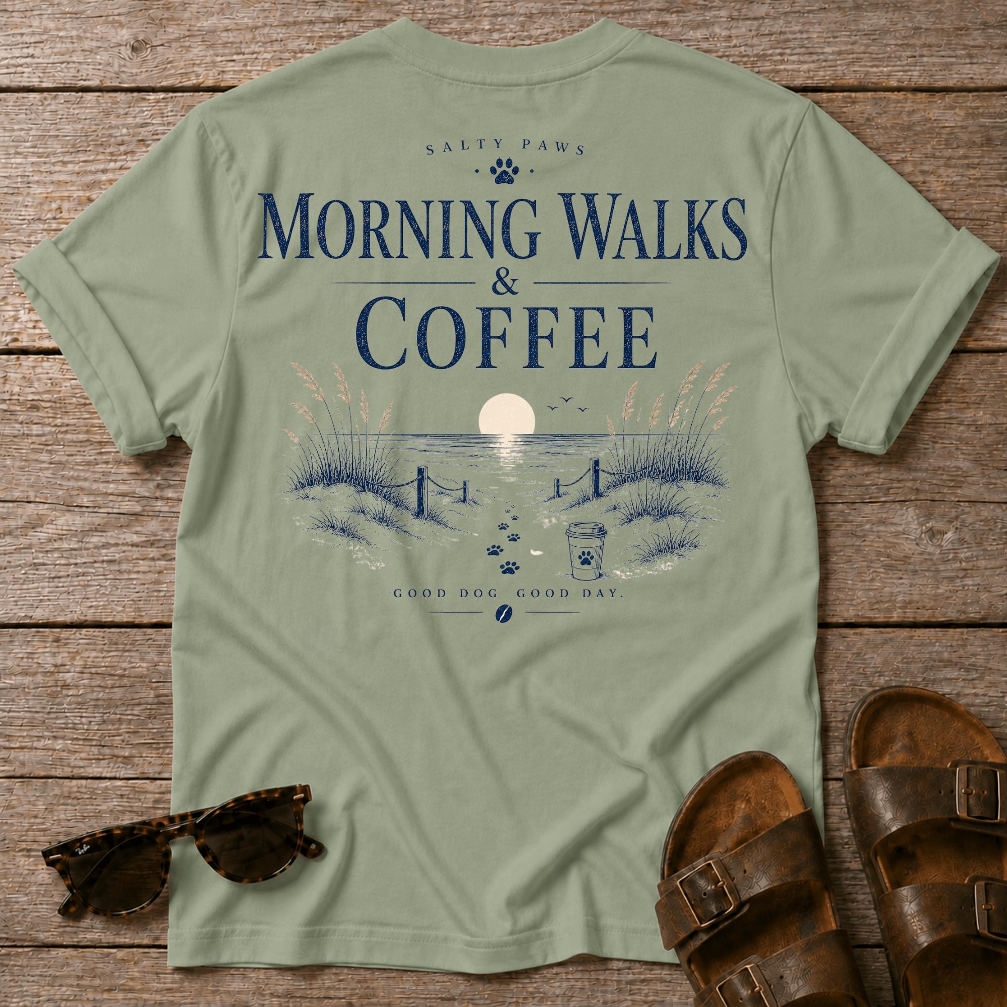 Morning Walks & Coffee. BACK DESIGN