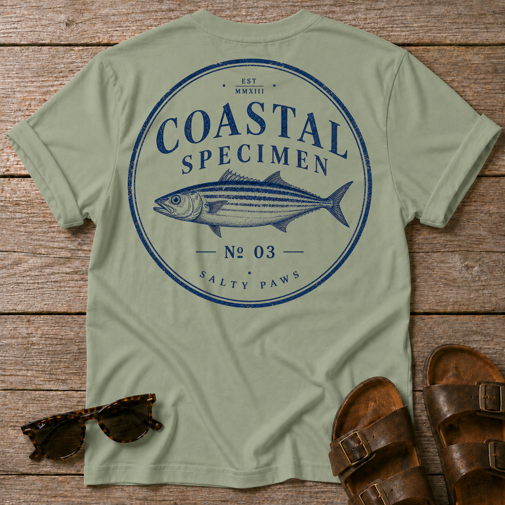 Coastal Specimen fish BACK DESIGN T-Shirt