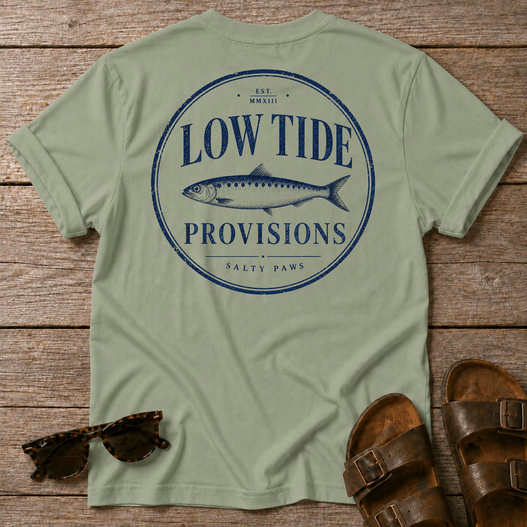 Low Tide Provisions Fish BACK DESIGN T-Shirt