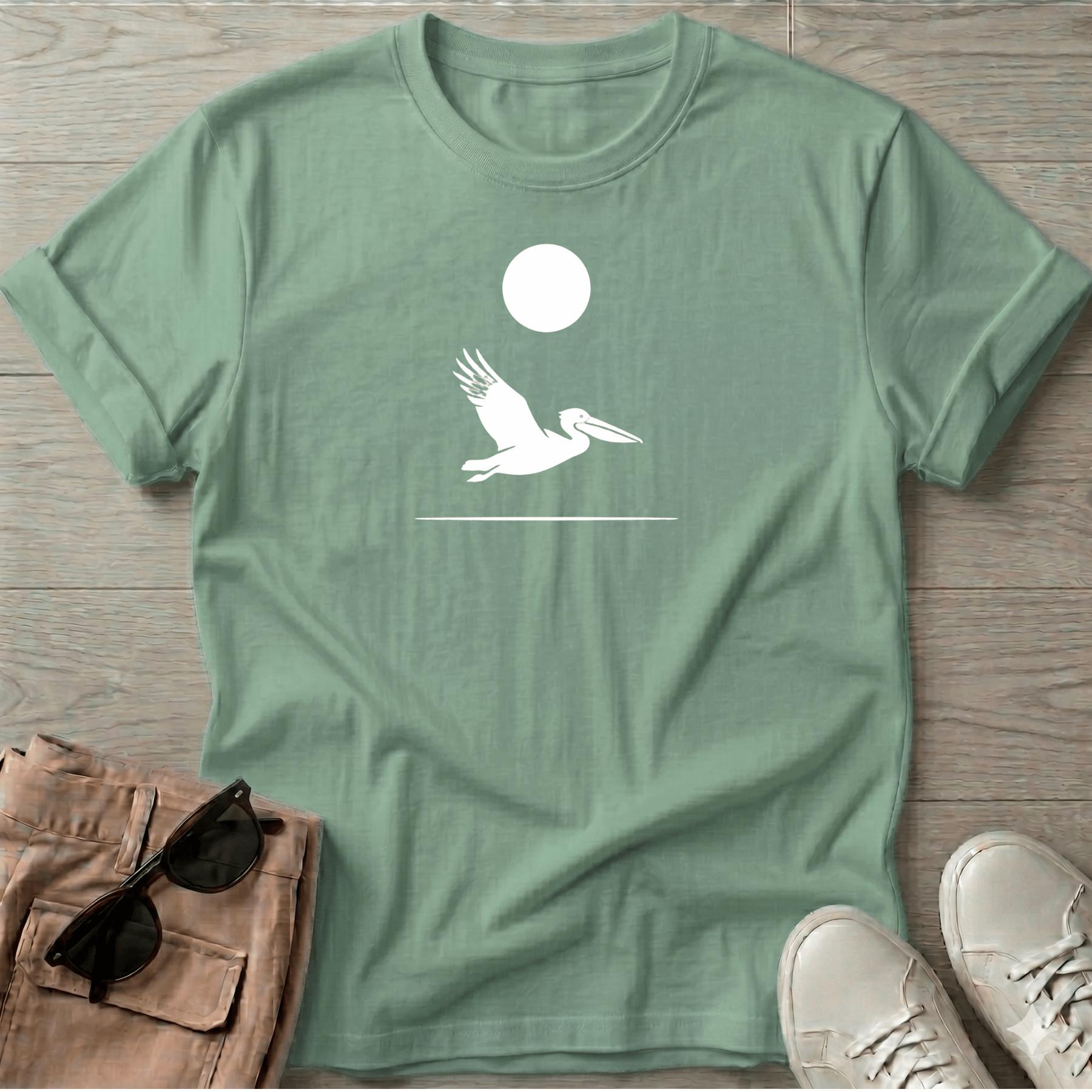 Pelican in Flight T-Shirt