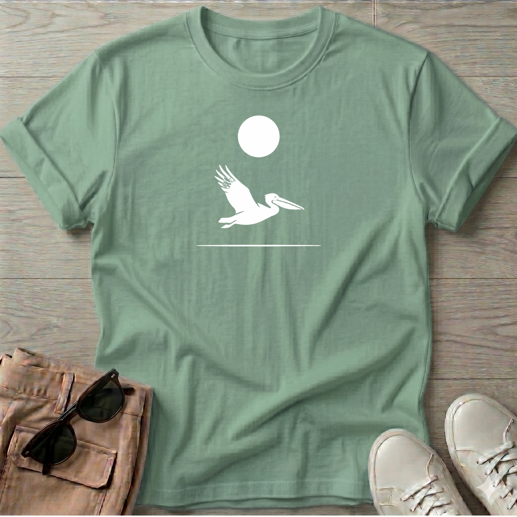 Pelican in Flight T-Shirt