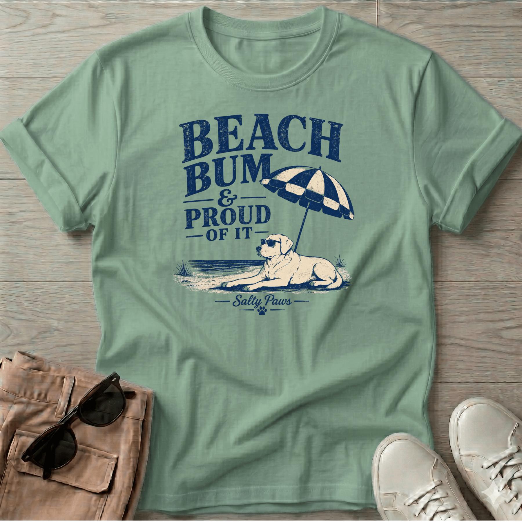 Beach Bum Dog T-Shirt