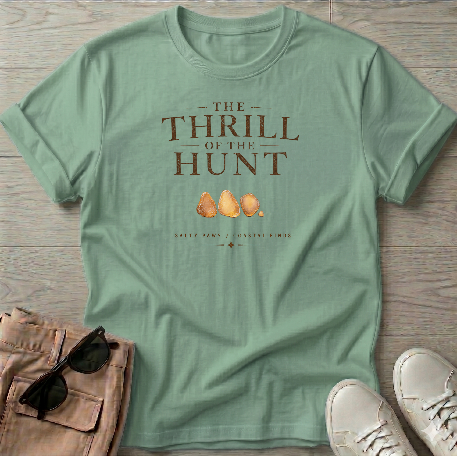 Beach Glass Thrill Hunt Tee