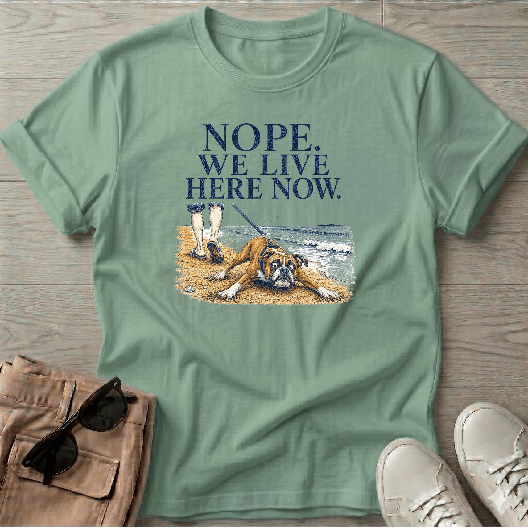 Boxer We Live Here Now T-Shirt