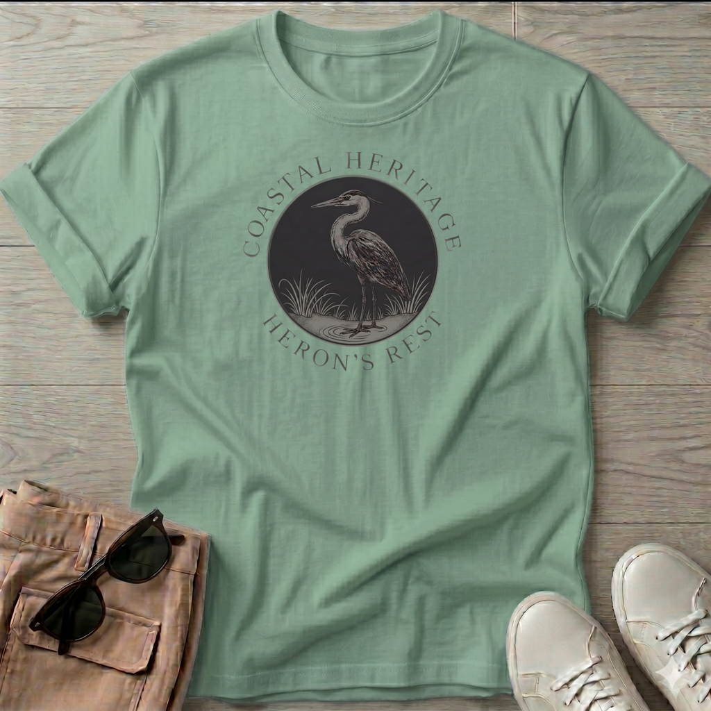 Coastal Heritage Heron T-Shirt