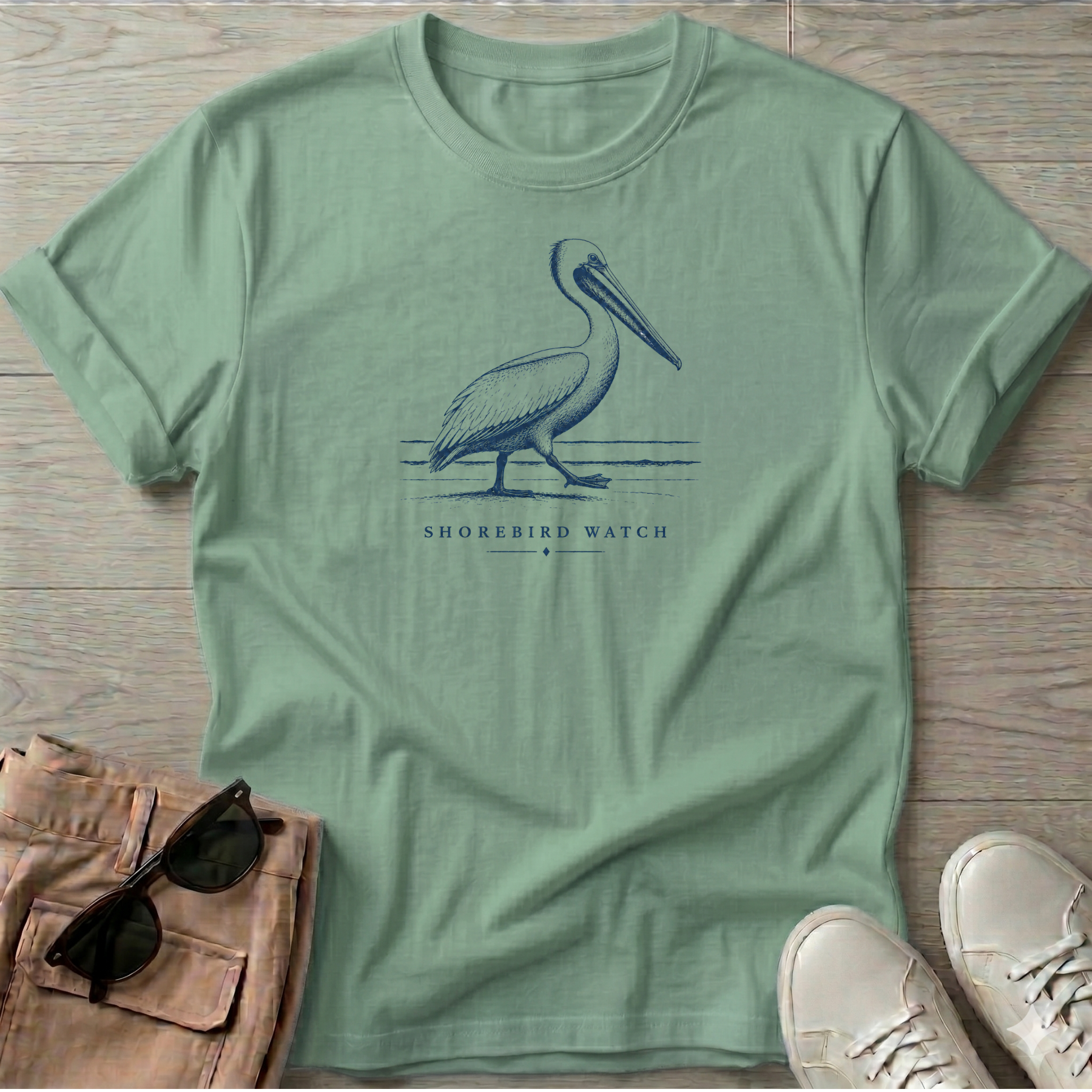 Pelican Walking T-Shirt
