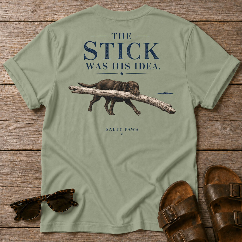Stick was his Idea. BACK DESIGN