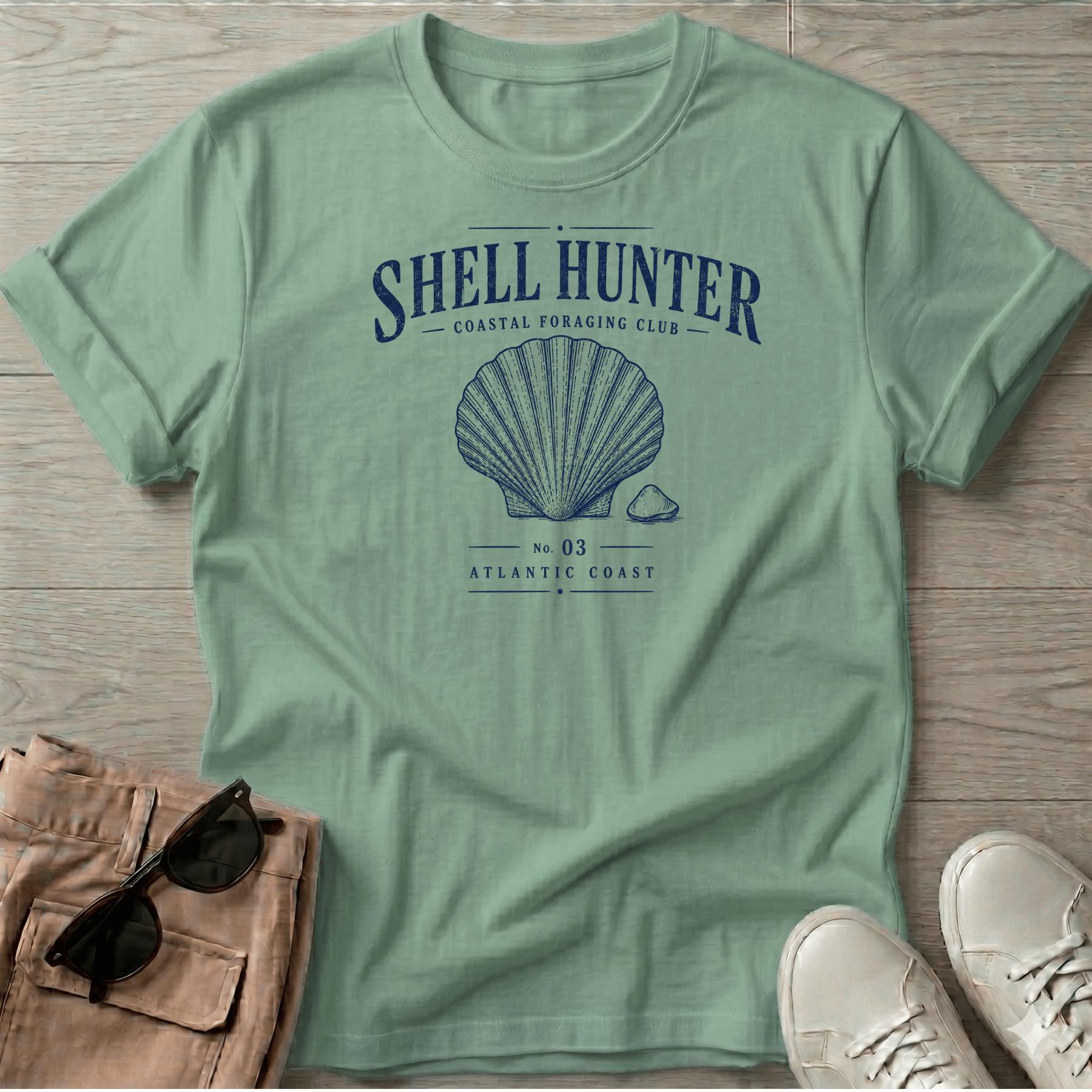 Shell Hunter Beach T-Shirt