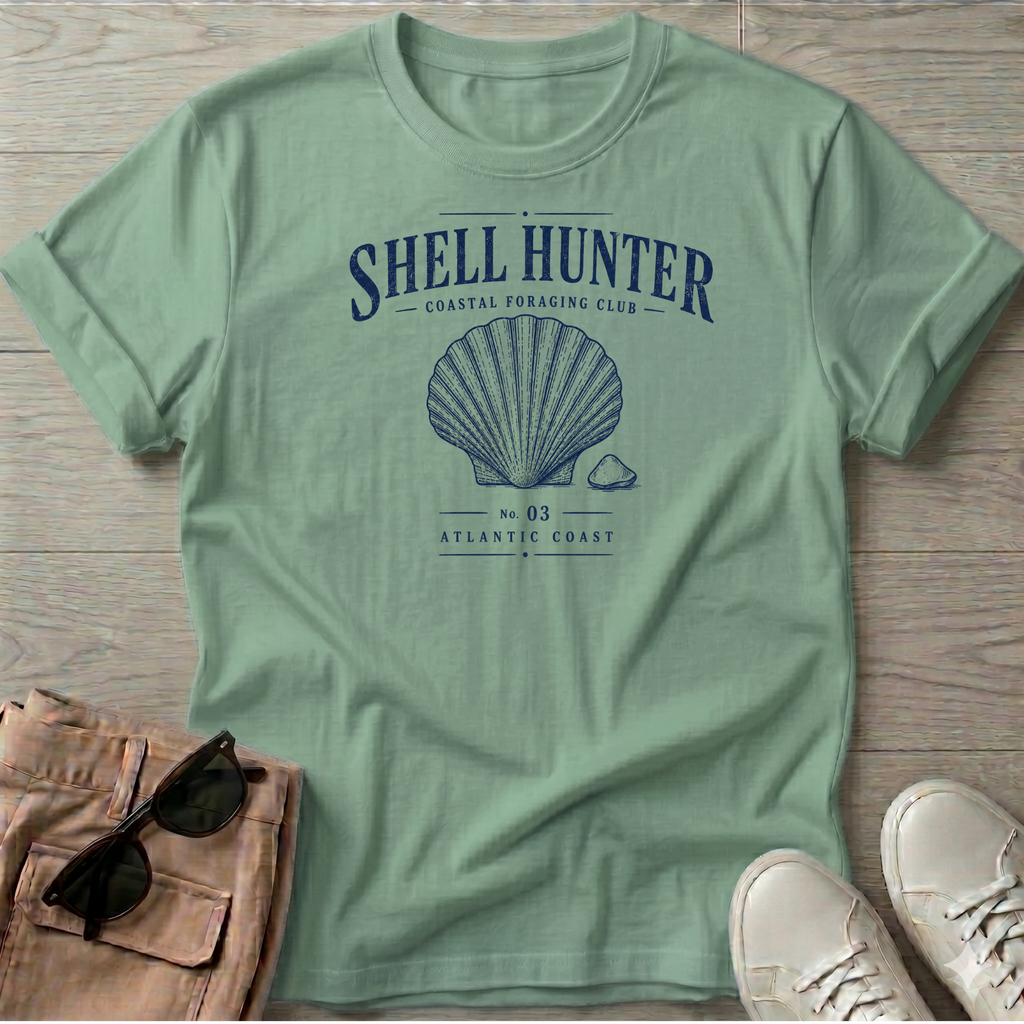 Shell Hunter Beach T-Shirt