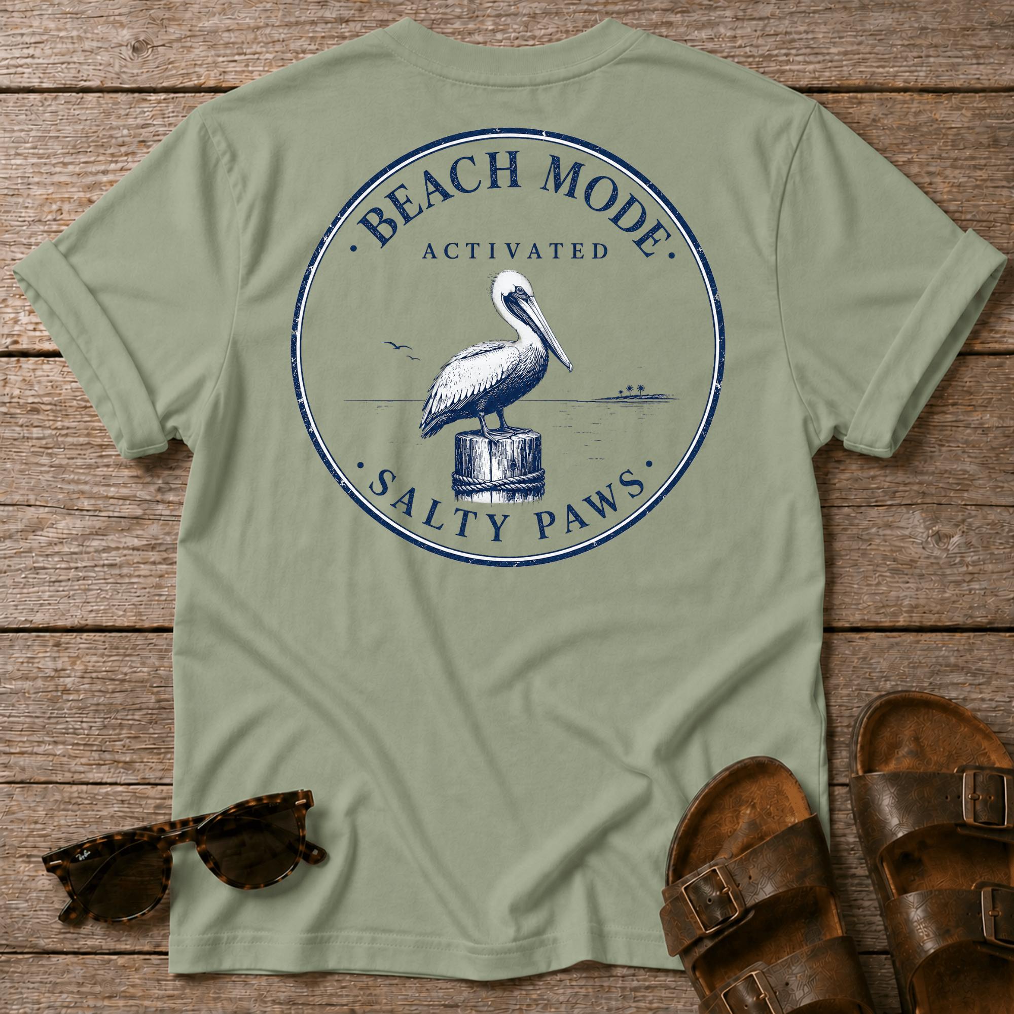 Beach Mode Activated Pelican BACK DESIGN
