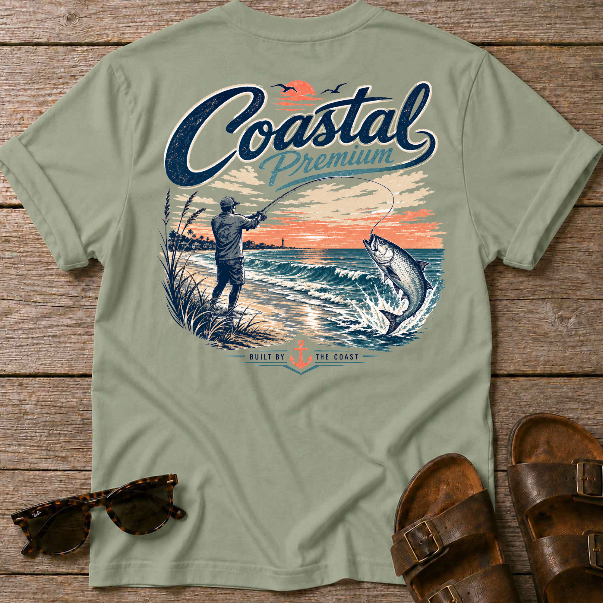 Coastal Premium Fishing T-Shirt