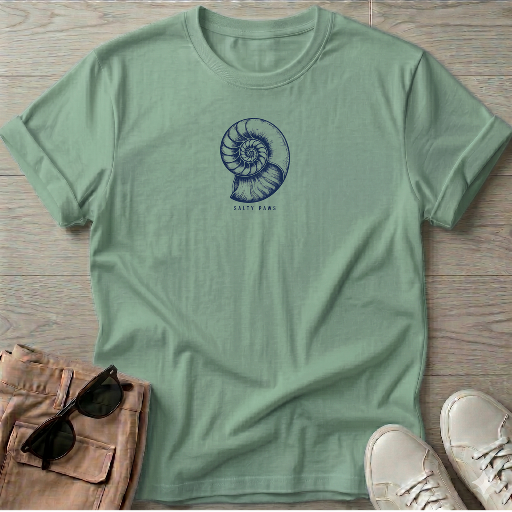 Nautilus Shell T-Shirt — Art Tee