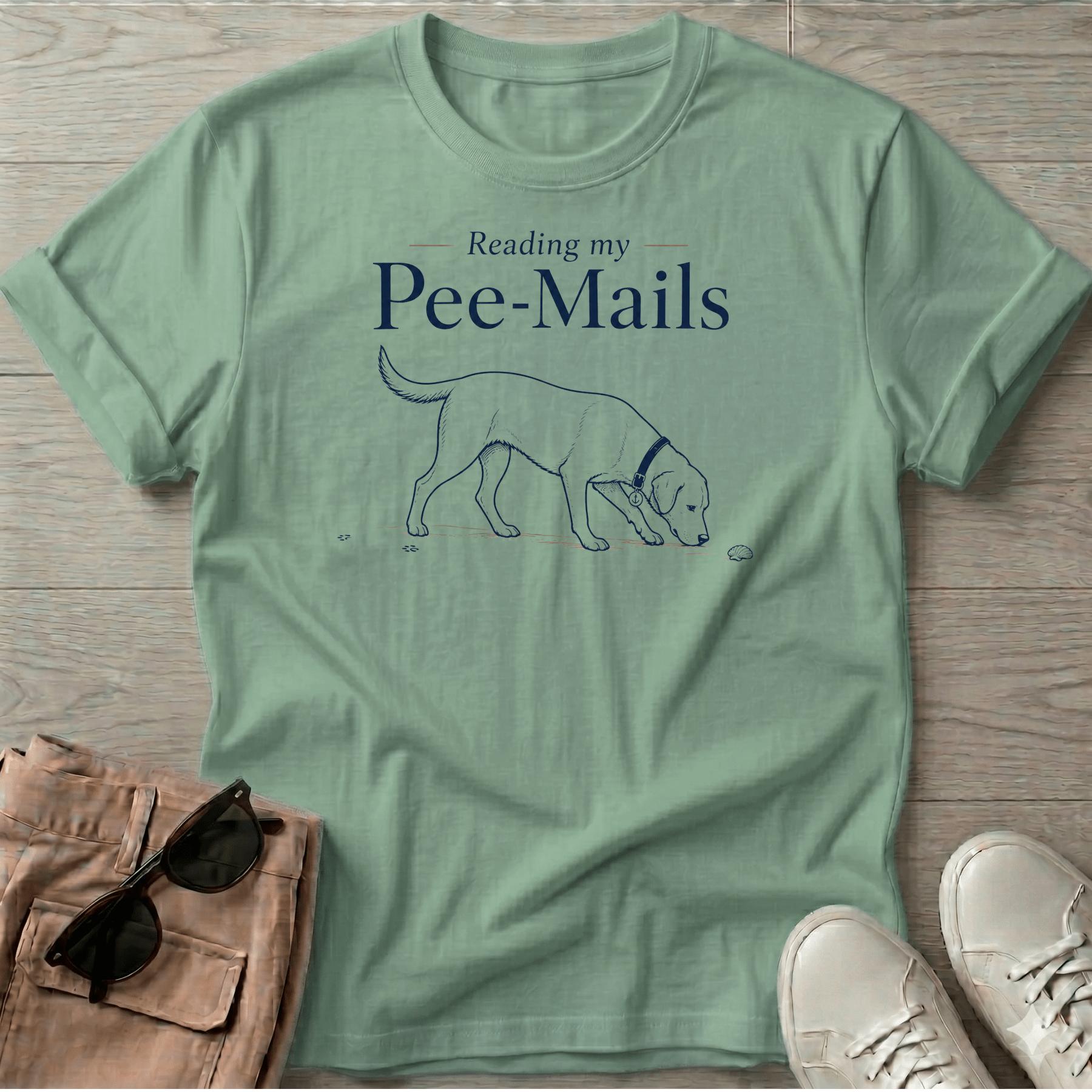 Pee Mails Dog T-Shirt
