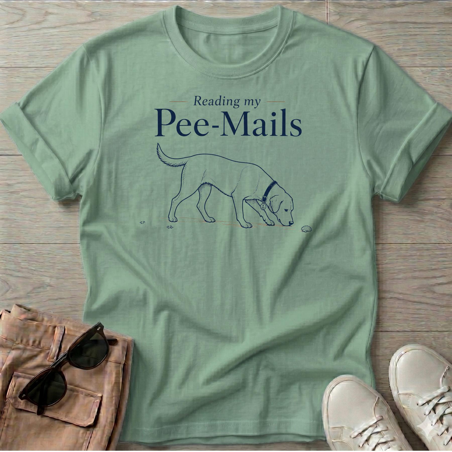 Pee Mails Dog T-Shirt