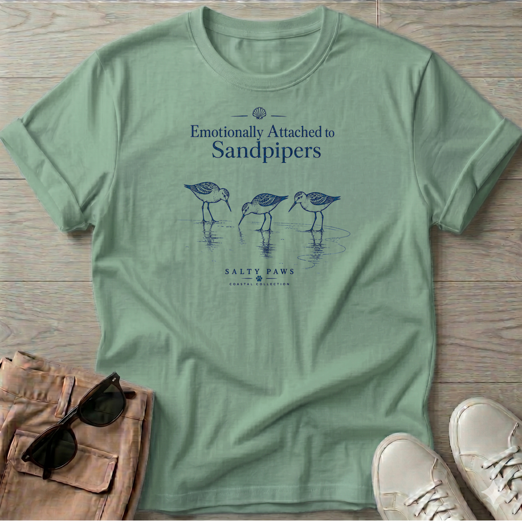 Emotionally Attached Sandpipers T-Shirt