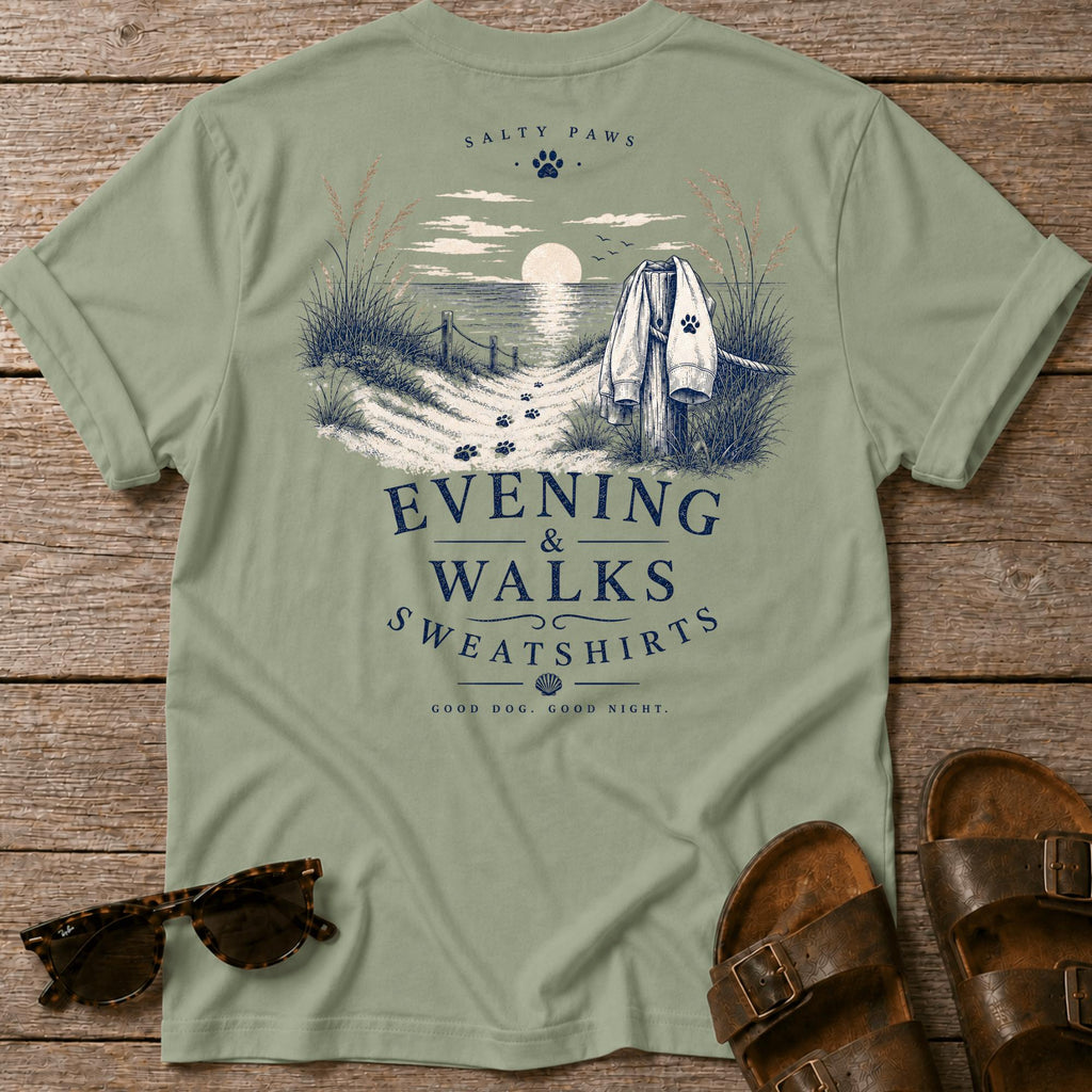 Evening Walks & Sweatshirts BACK DESIGN