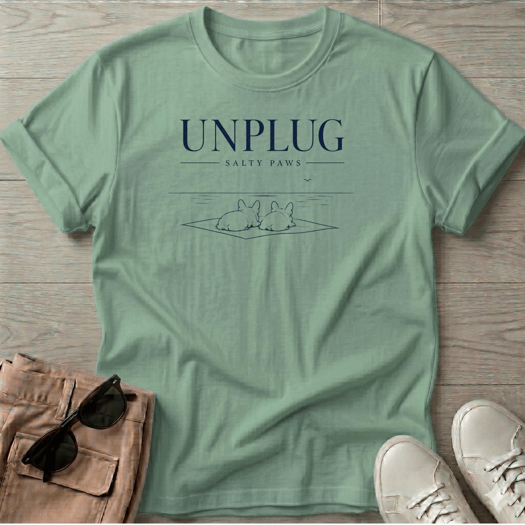 Unplug Frenchie T-Shirt — French Bulldog
