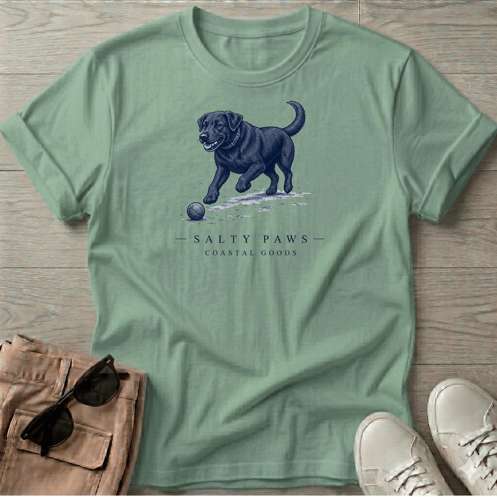 Black Labrador Ball T-Shirt