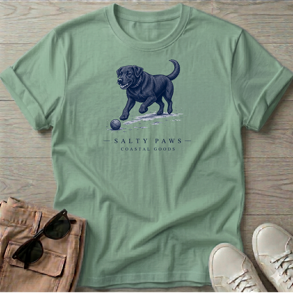 Black Labrador Ball T-Shirt