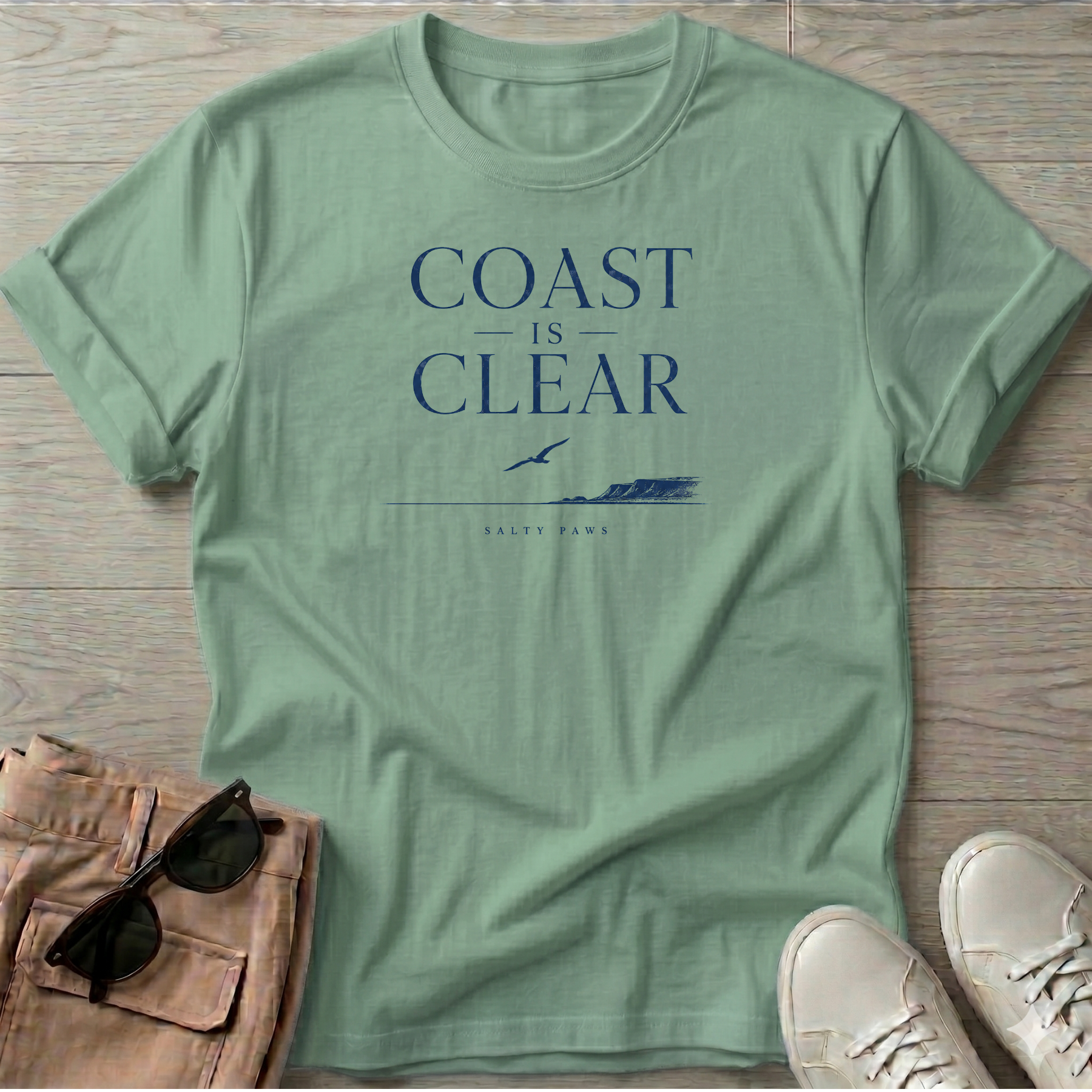 Coast is Clear T-Shirt — Art Tee