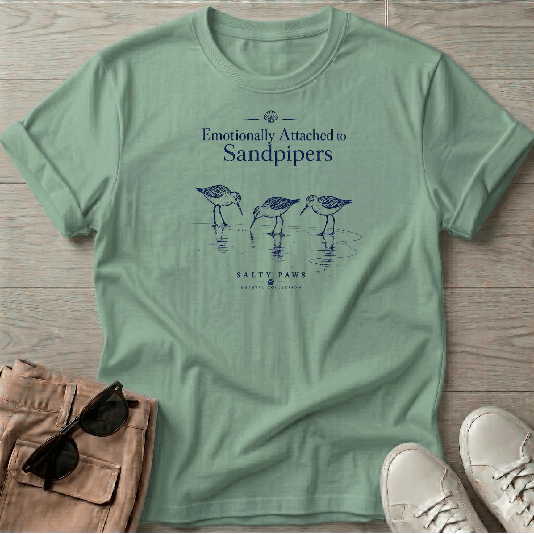 Emotionally Attached Sandpipers T-Shirt