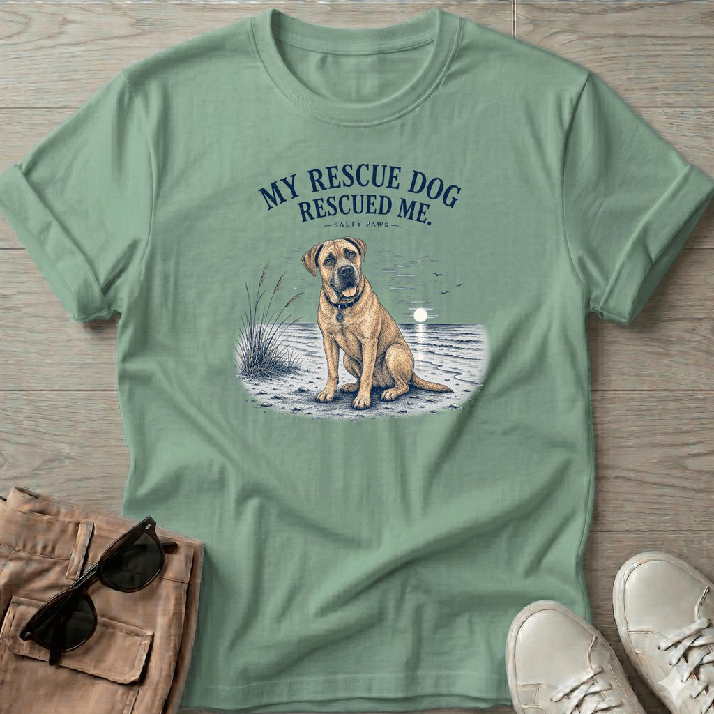 My Rescue Dog Rescued Me T-Shirt Vacation