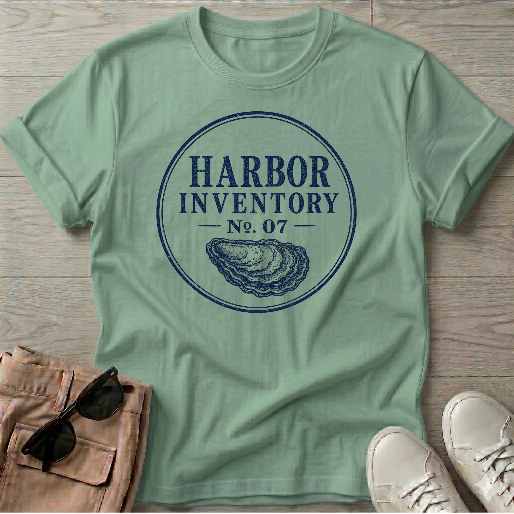 Harbor Inv Oyster BACK DESIGN T-Shirt