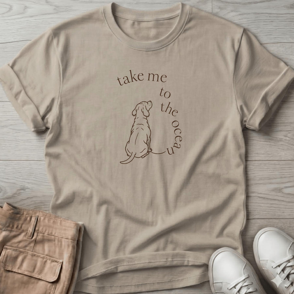 Take me to the Ocean Dog T-Shirt