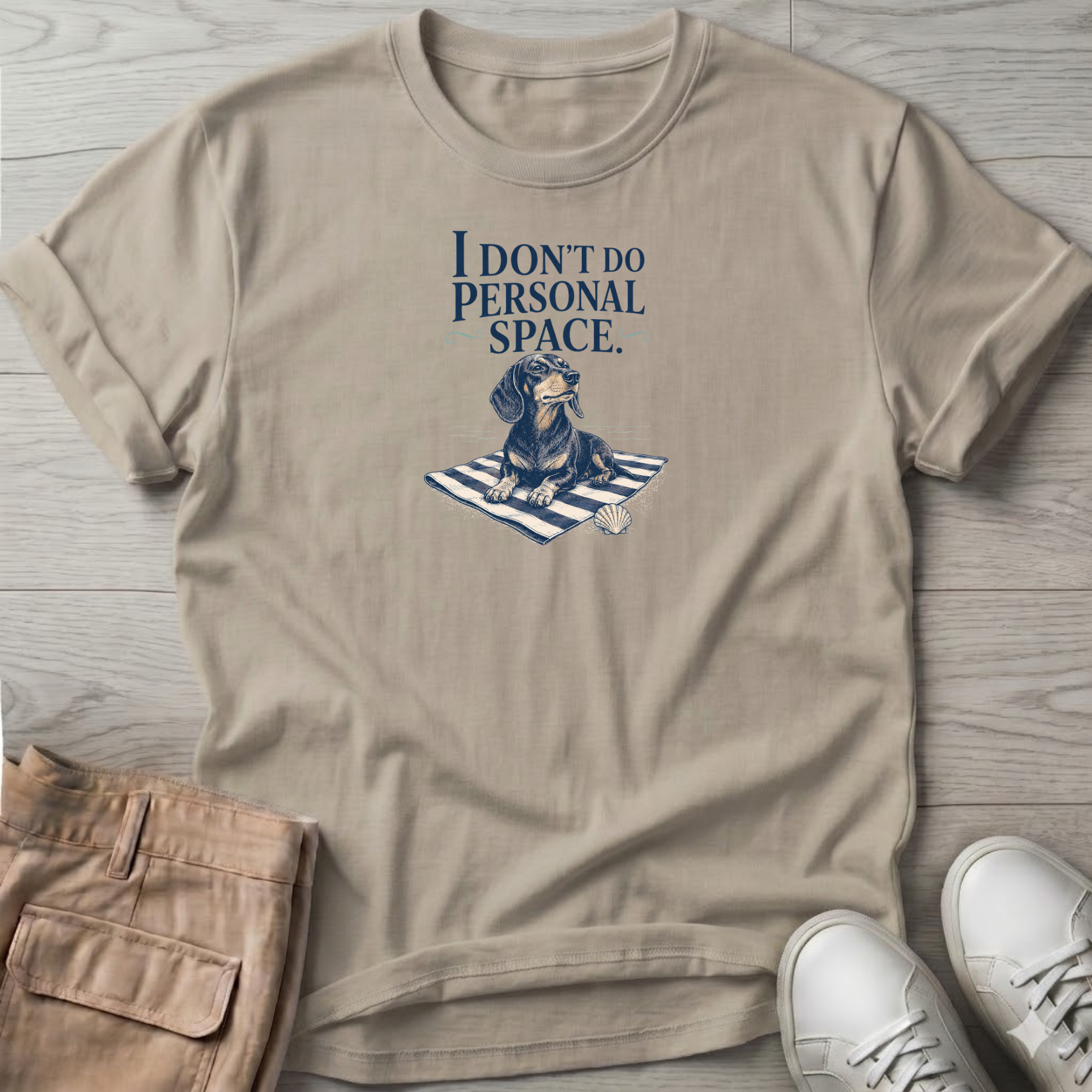 I don't do space dachshund T-Shirt