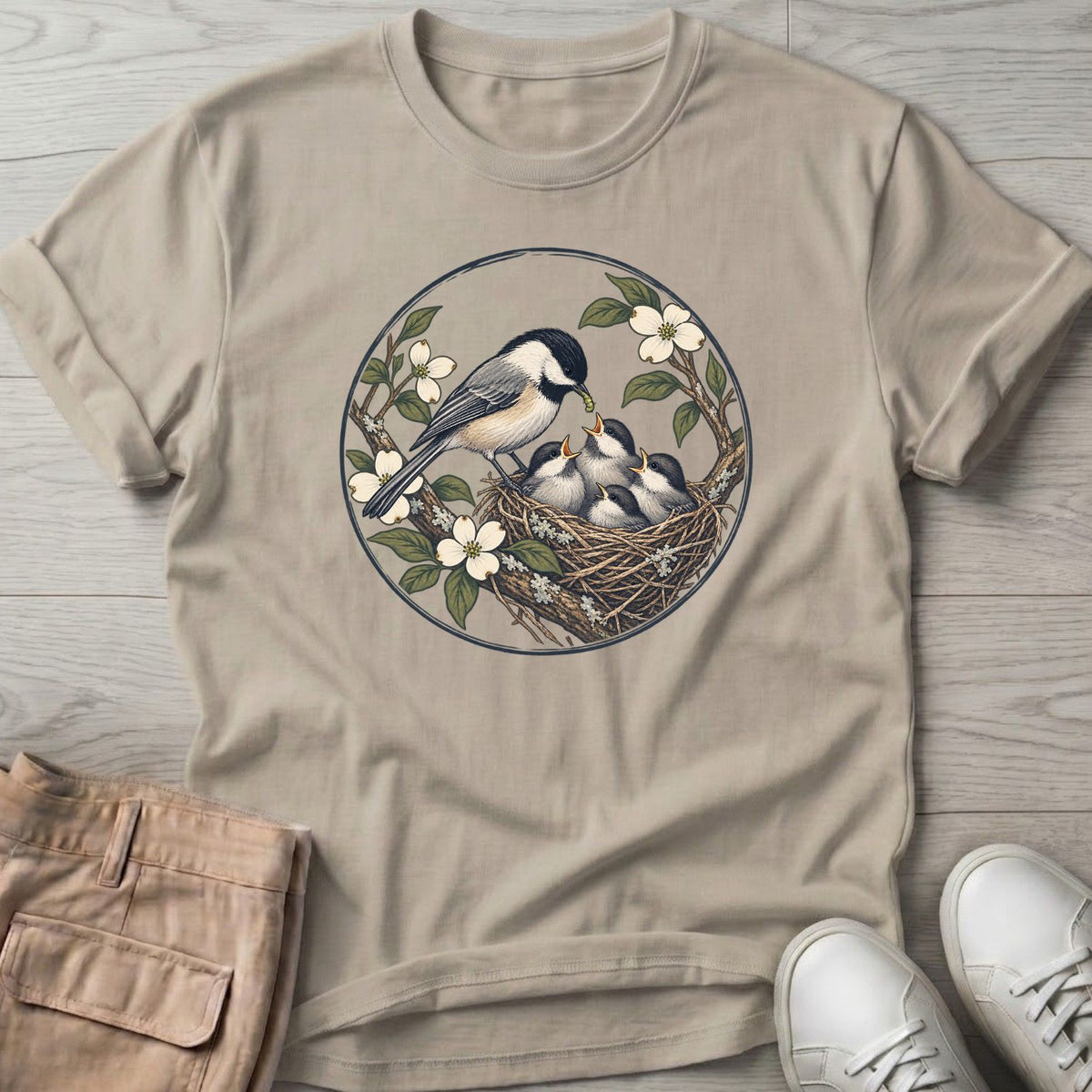 Chickadee & Chicks T-Shirt