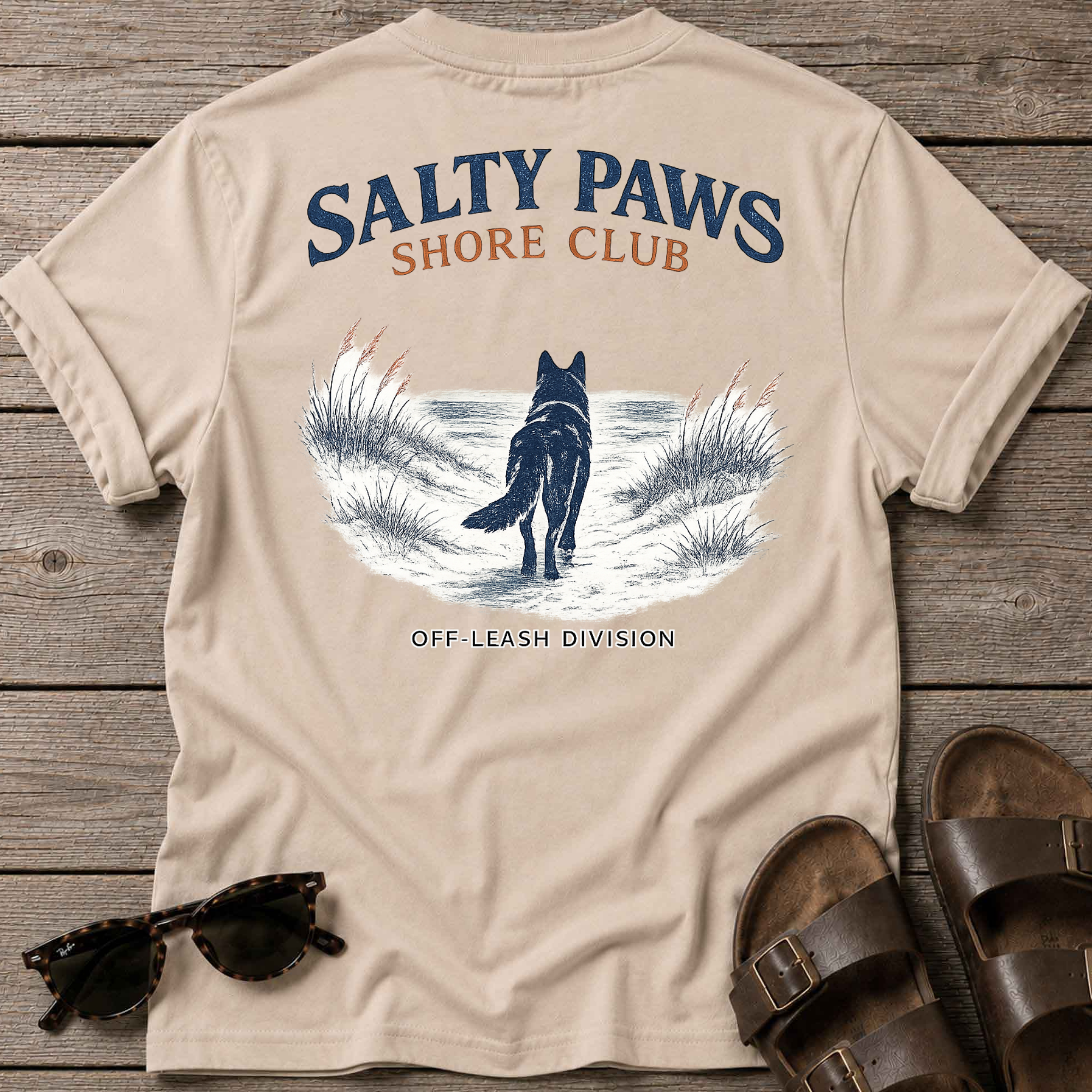 SP shore Shepherd Back Design T-Shirt