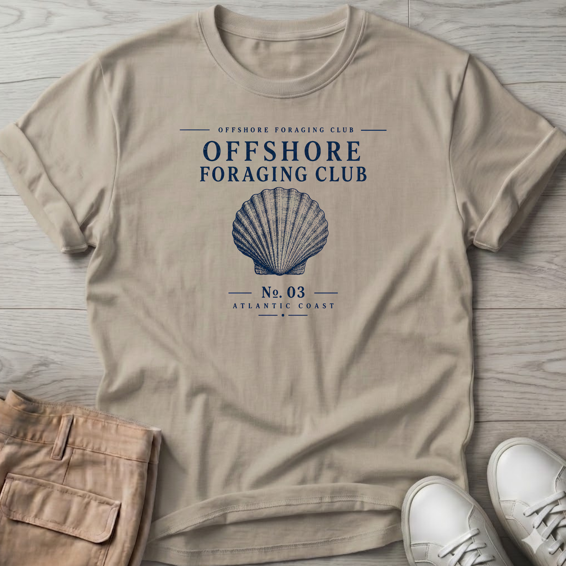 Offshore Foraging Oyster T-Shirt