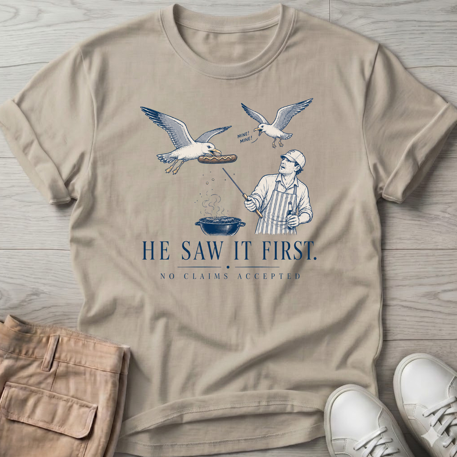 He saw it first T-Shirt