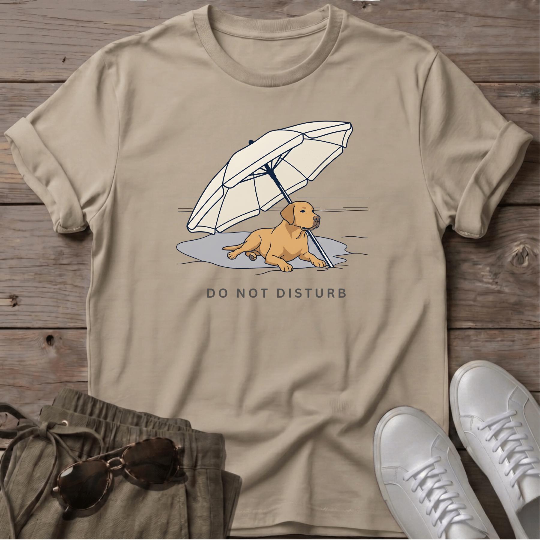 Labrador Retriever DO NOT DISTURB T-Shirt - dog lover coastal t-shirt, Salty Paws