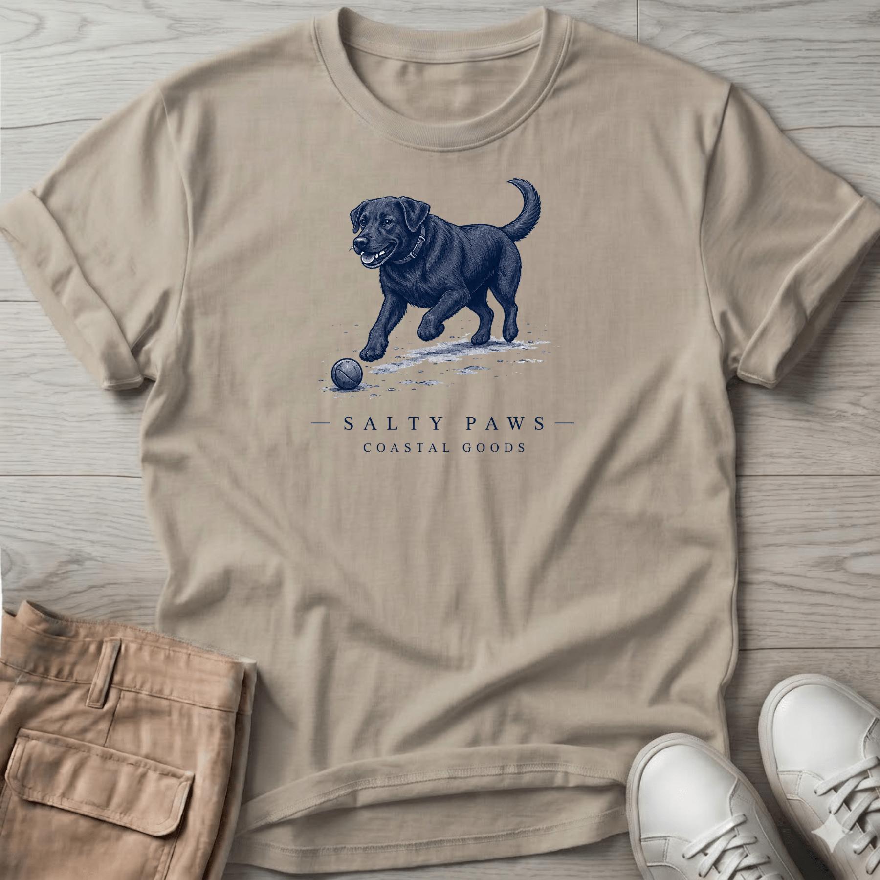 Black Labrador Ball T-Shirt