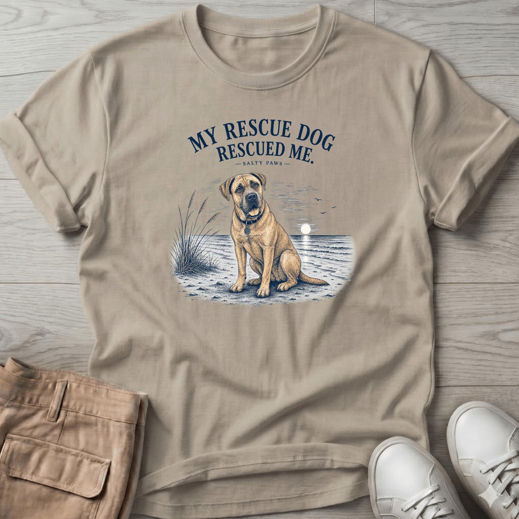 My Rescue Dog Rescued Me T-Shirt Vacation