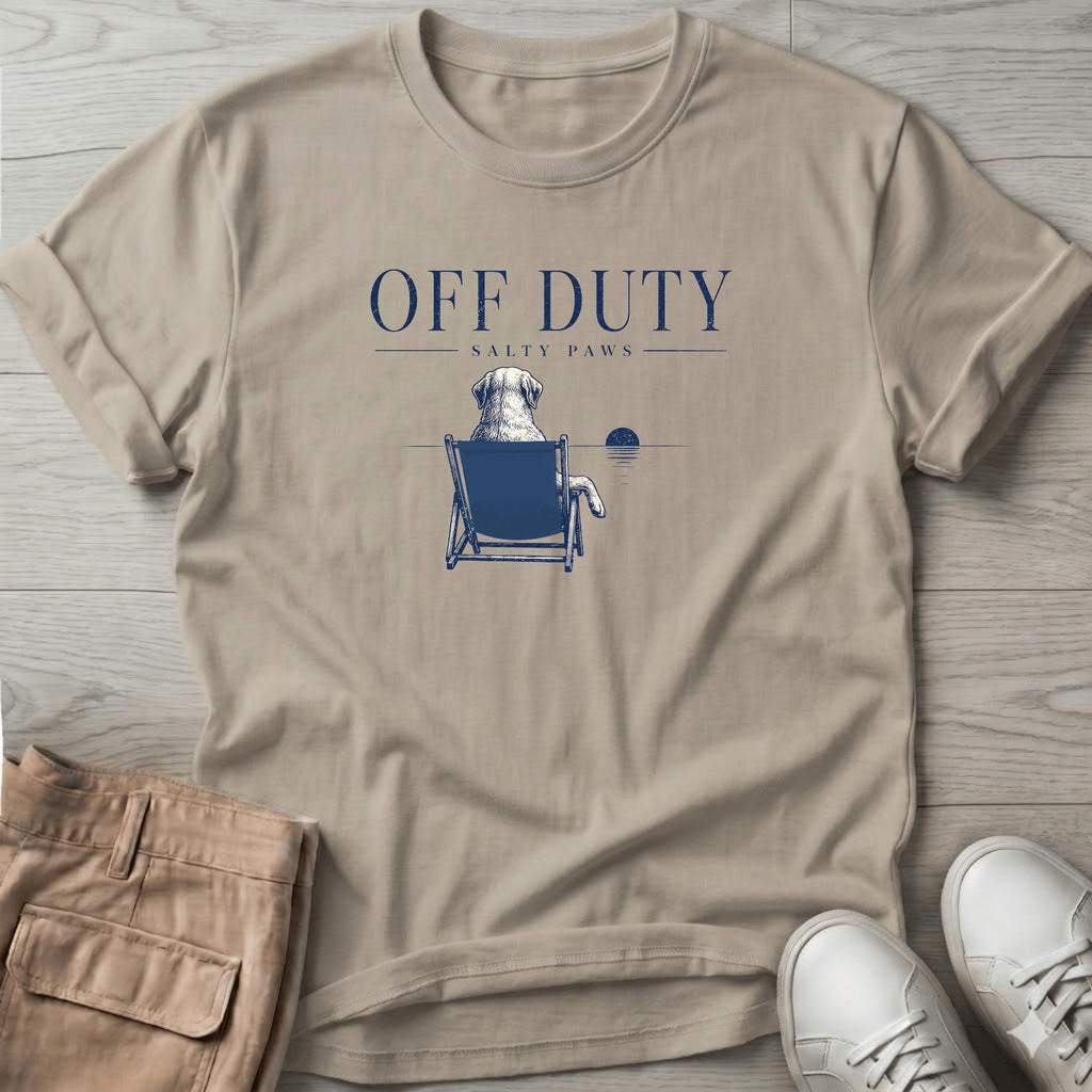 Off Duty Dog T-Shirt — Art Tee