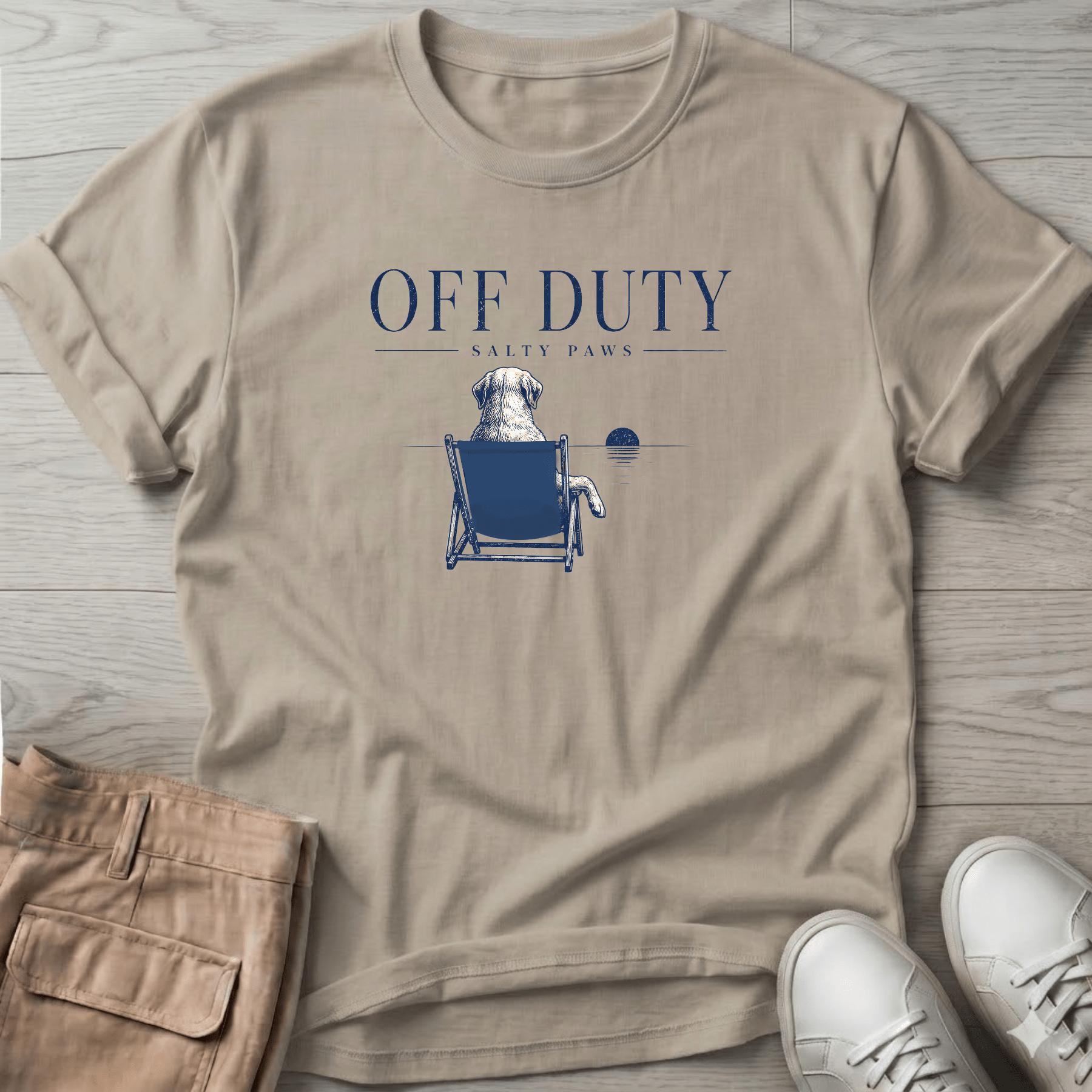 Off Duty Dog T-Shirt — Art Tee