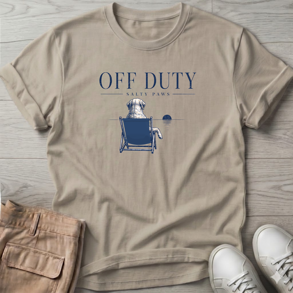 Off Duty Dog T-Shirt — Art Tee