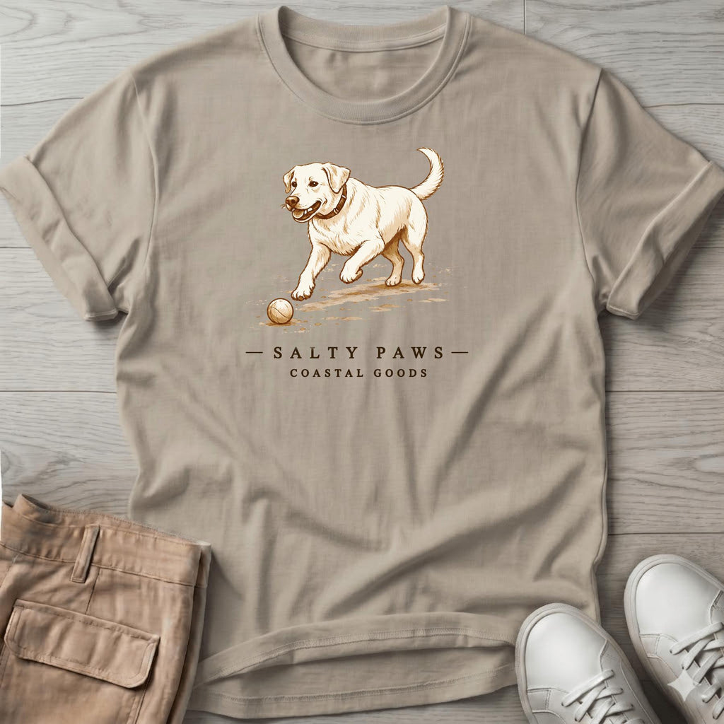 Yellow Lab Dog T-Shirt — Art Tee