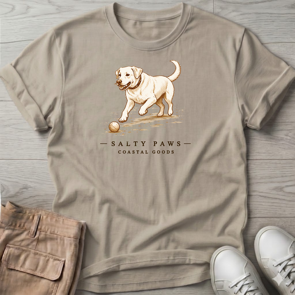 Yellow Lab Dog T-Shirt — Art Tee