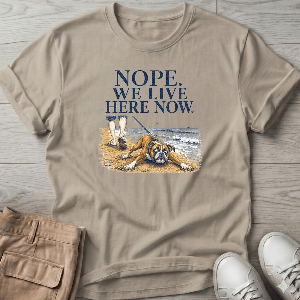 Boxer We Live Here Now T-Shirt