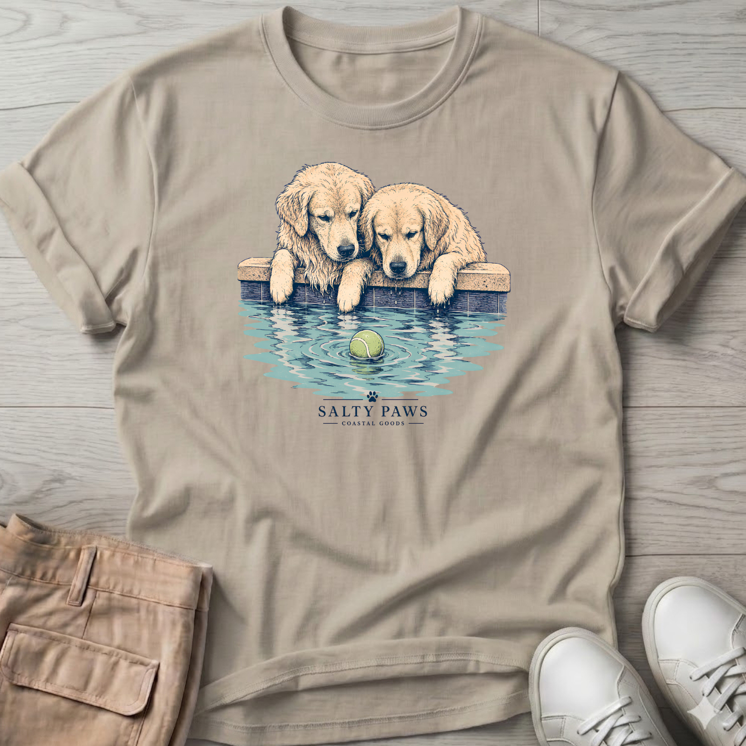 Retrievers & Green Ball T-Shirt