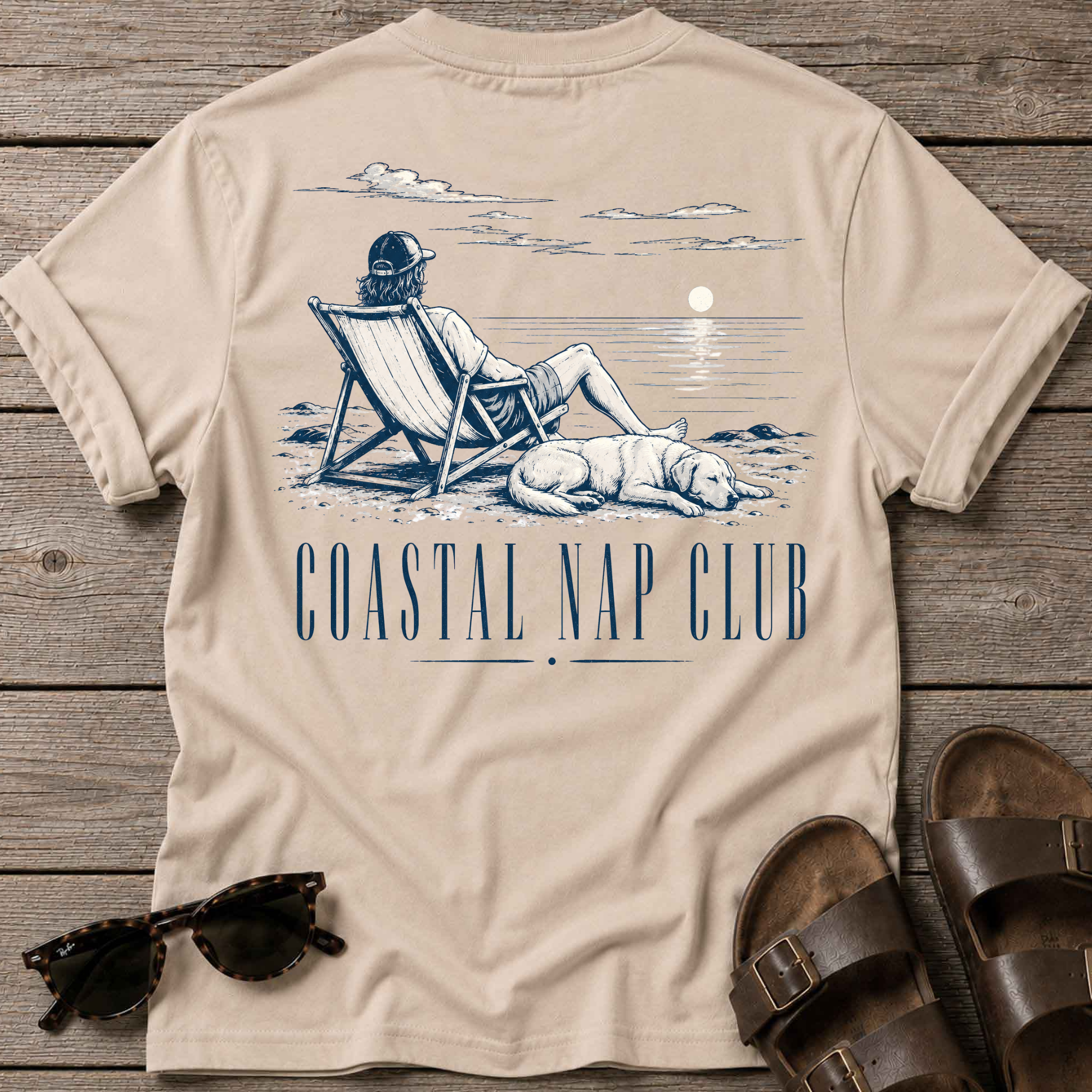 Coastal Nap Club Him T-Shirt