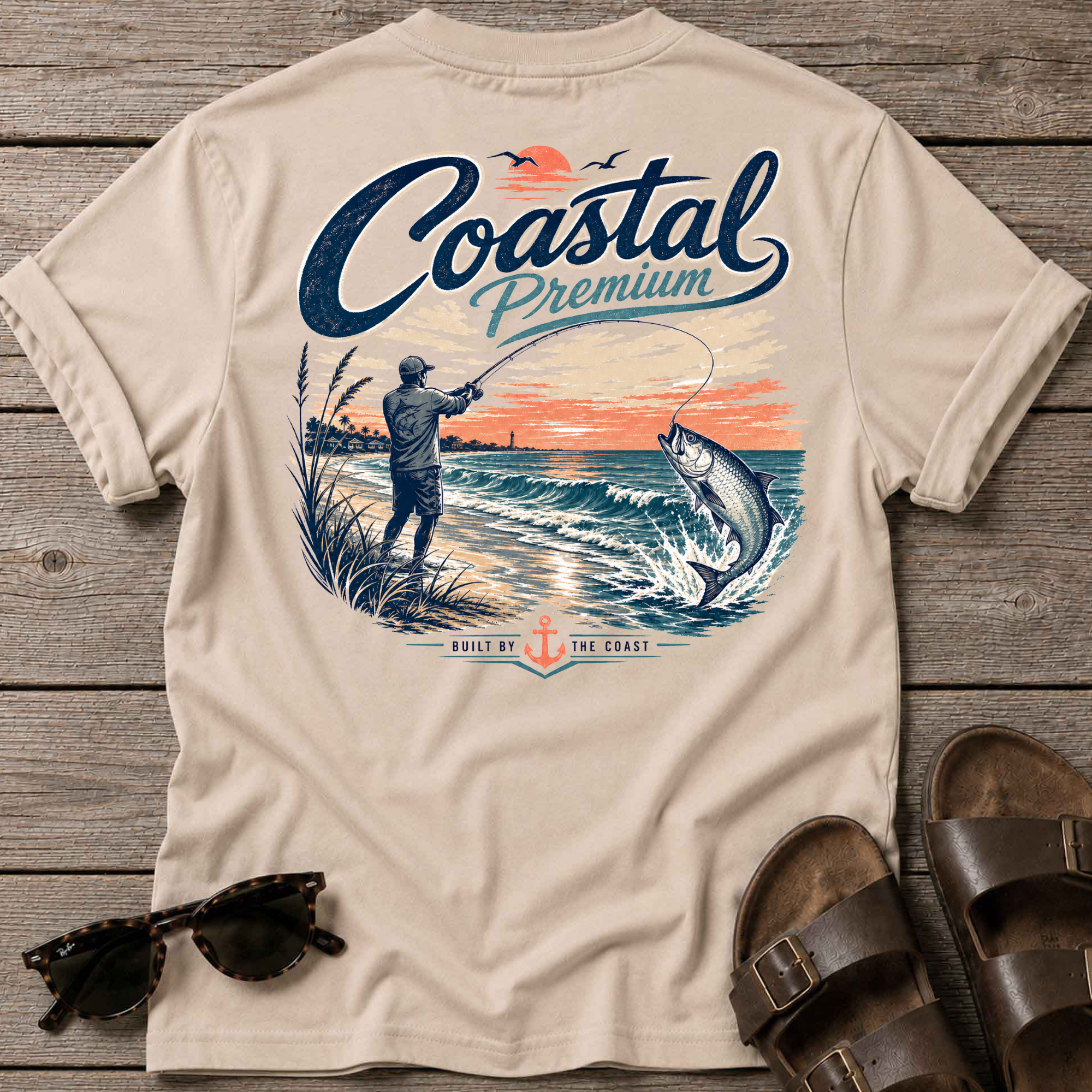 Coastal Premium Fishing T-Shirt